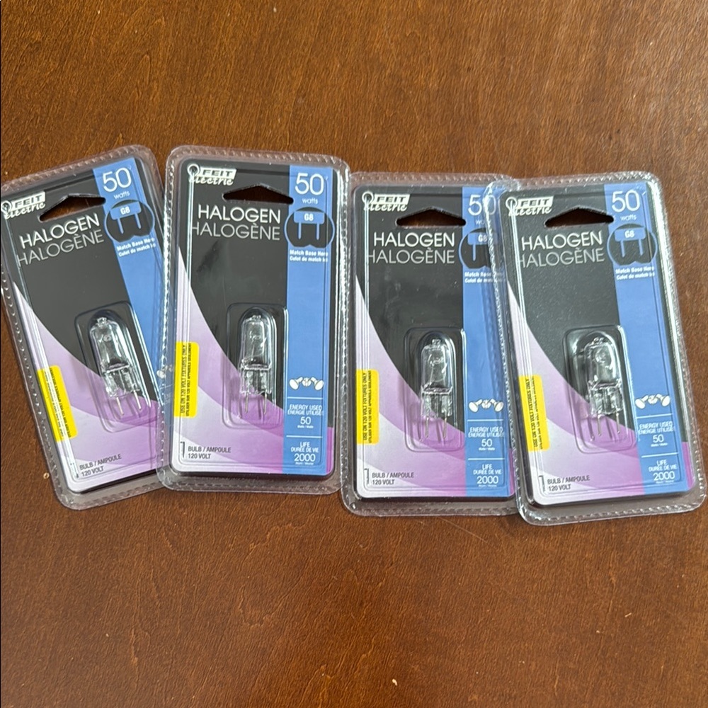 GE Halogen Light Bulbs 50W